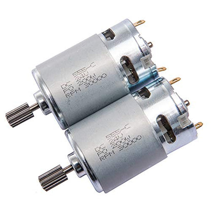 2 Pcs Universal 555 30000RPM Electric Motor RS555 24V Motor Drive Engine Accessory for RC Car Children Ride on Toys