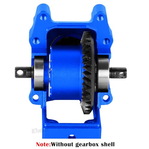RC Diff Gear 37T Upgrades Part for 1/10 Slash 4X4 VXL/Rustler 4X4 VXL/Stampede 4X4 VXL/Hoss 4X4 VXL/XO-1,Front Rear Differential Hop Ups,Navy Blue - color: Navy Blue-(upgrades Part）