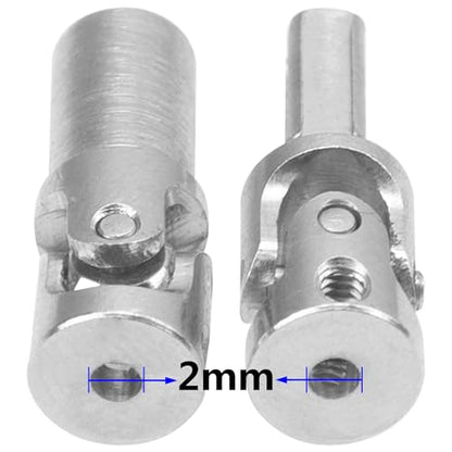 2Pcs Vgoohobby 2mm 3mm 4mm Metal RC Drive Shaft CVD Driveshaft Compatible with WLtoys Axial MN Model WPL Tamiya 1/24 1/18 1/16 1/14 1/12 RC Military Crawler Car Tractor Truck (30-36mm 2-2) - color: 30-36mm 2-2