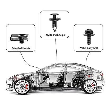 70PCS Under Engine Splash Guard Bolts Screws,Engine Splashs Shield Clips,Durable Splash Shield Guard Under Car Clips Car Accessories Compatible with Infiniti G35 G37 EX35 FX35 (70PCS) - color: 70PCS