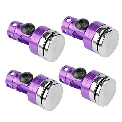 RC Magnetic Body Post, 4Pcs Stealth Model Car Body Post Mount Body Body Mount, RC Vehicle Accessories for SCX10 4WD 1:10(Purple)