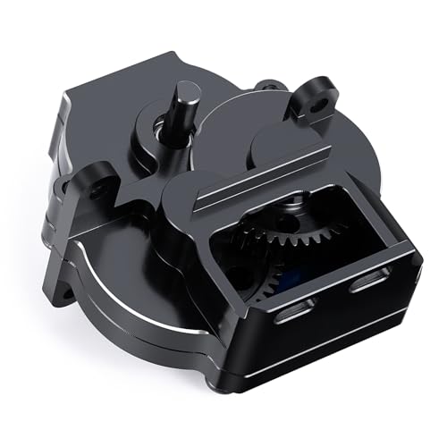 Aluminum Transmission Case Gearbox with Steel Gear for TRX4M 1/18th RC Crawler Car Upgrade Parts Accessories
