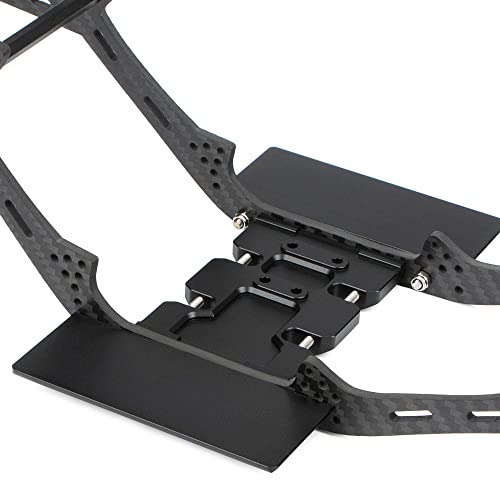 RC Chassis Kit, Carbon Fiber LCG Chassis, Cheater Rigs Frame Rails, Gen2 Lightweight Thickened for 1/10 RC Rock Crawler Axial SCX10 I II Element Enduro (Gen2 LCG Chassis Kit)