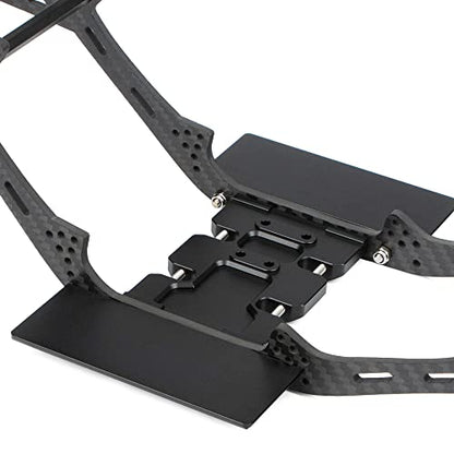 RC Chassis Kit, Carbon Fiber LCG Chassis, Cheater Rigs Frame Rails, Gen2 Lightweight Thickened for 1/10 RC Rock Crawler Axial SCX10 I II Element Enduro (Gen2 LCG Chassis Kit)