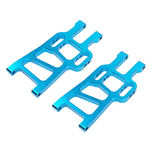 Metal Front Lower Suspension Arm Upgrade Part 08005 Compatible with Redcat Racing HSP 94111 1/10 RC Car Truck (Blue) - color: Blue