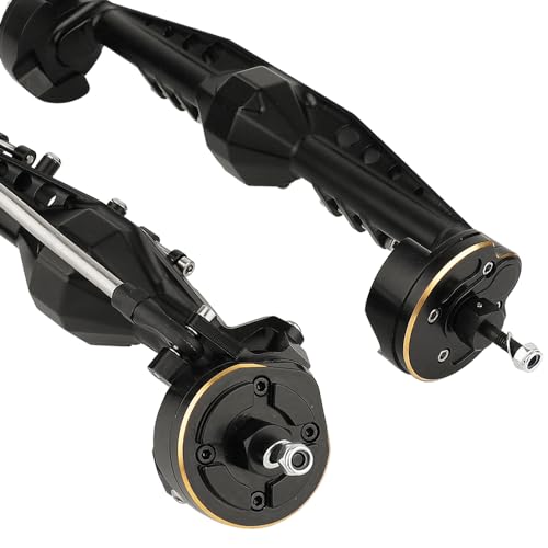 CNC Aluminum Front Rear Offset Portal Axle with Brass Counterweight for 1/10 RC Crawler Axial Capra 1.9 UTB AXI03004 AXI03000T1 T2 Buggy F9 Upgrades Part