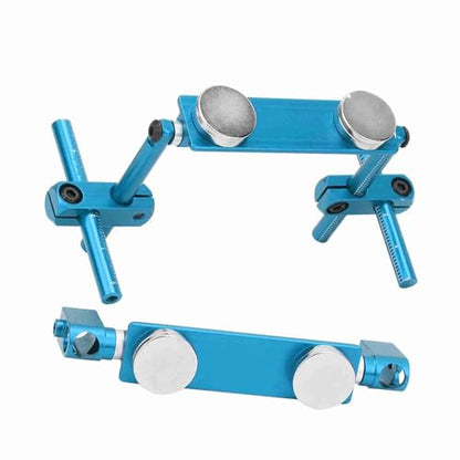 RC Car Body Post, Aluminum Magnetic Invisible Body Shell Mount Column Kit for HSP 1/10 SakuraS XI CS Tamiya416/417 T3/T4/94123 RC Racing Car (Blue) - color: Blue