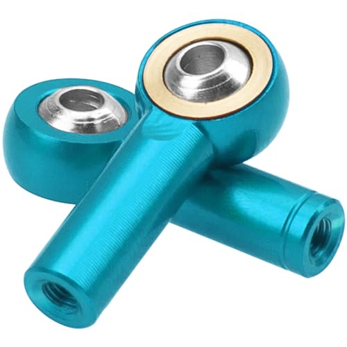 10Pack Vgoohobby Aluminum CW CCW M3 Link Rod Tie Rod End Ball Head Joint Holder 26mm Compatible with Axial Redcat HSP Traxxas HPI 1/10 RC Car Truck DIY Robot Boat Airplane (Blue) - color: Blue
