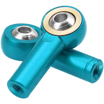 10Pack Vgoohobby Aluminum CW CCW M3 Link Rod Tie Rod End Ball Head Joint Holder 26mm Compatible with Axial Redcat HSP Traxxas HPI 1/10 RC Car Truck DIY Robot Boat Airplane (Blue) - color: Blue