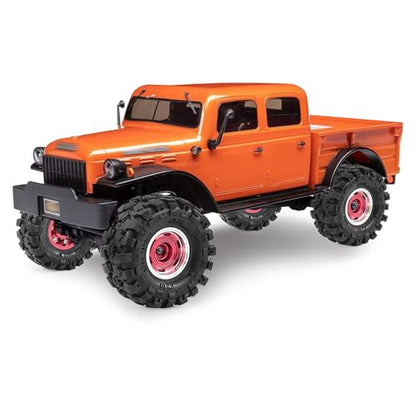 1.0" Beadlock Aluminum Wheels and 57mm Soft Rubber Tires | for SCX24, TRX4M, Ascent 18, FCX24, 1/18 1/24 RC Crawler, 7mm Hex, 0mm Offset, with Foam Inserts, (Red 101) - color: Red 101