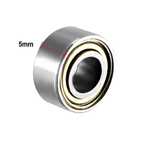 uxcell 685ZZ Ball Bearing 5mm x 11mm x 5mm Double Shielded 685-2Z Deep Groove Bearings, Carbon Steel (Pack of 20) - size: 5mmx11mmx5mm