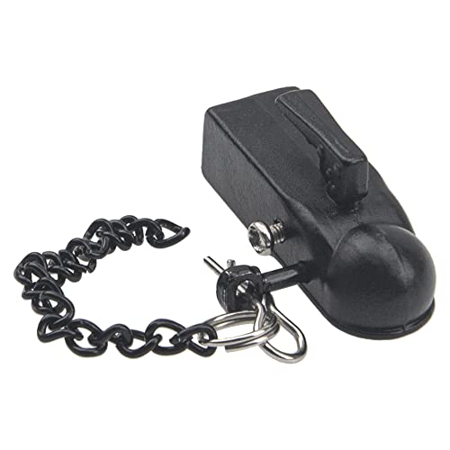ShareGoo Metal RC Trail Tow Hitch Trailer Hook & Simulation M3 Ball Buckle Link Component Compatible with Traxxas TRX4 90046 90047 Axial SCX10 1/10 RC Crawler (RC Hook & Coupler)