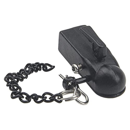 ShareGoo Metal RC Trail Tow Hitch Trailer Hook & Simulation M3 Ball Buckle Link Component Compatible with Traxxas TRX4 90046 90047 Axial SCX10 1/10 RC Crawler (RC Hook & Coupler)