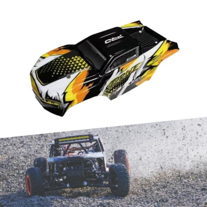 RC Body Shell 1/16 RC Car Body Shell Cover Upgrade Part RC Car Replace Parts Painted Body Shell DIY Accessory Lightweight Suitable for 16101 16102, Yellow - color: Yellow