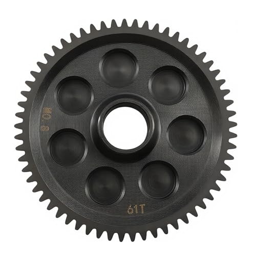 61T Steel Spur Gear 0.8Mod for ARRMA Gorgon 4X2 MEGA Monster Truck | RC Car,Metal Main Gear,1/10 Scale,ARA311100,Upgrade Parts,High Strength,Wear Resistant,Precision Fit
