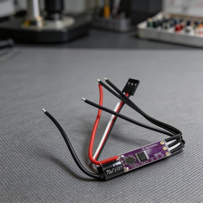 32-Bit Brushless ESC with BEC Module, Open Source Controller for AM32 Firmware, RC Crawler and Airplane Electronic Control Unit(kits)