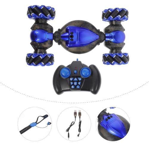 OUNONA 1/18 Mini Rc Stunt Car with Gesture Induction and Responsive Handling, 2.4ghz Remote Off-Road Vehicle Over 6 Years Old Random Color