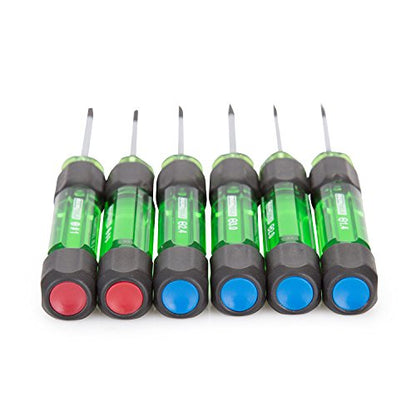 OEMTOOLS 22560 6 Piece Precision Screwdriver Set, Mini Screwdriver Set for Electronics, Eyeglasses, and Small Repairs, Magnetic Tips, Slotted and Phillips Heads, Chrome Vanadium Steel - style: Slotted and Phillips Head