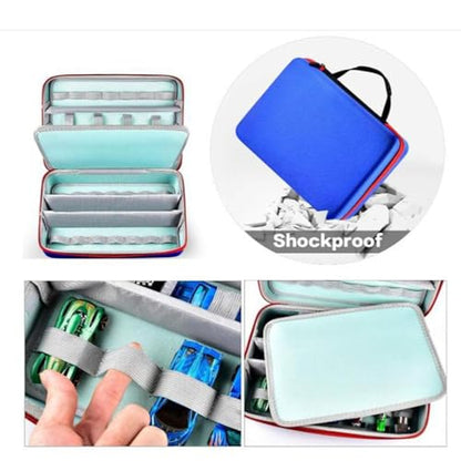 Toy Car Storage Tote with 36 Slots Organizer Case Handheld Carrying Bag Model Car Carrier Portable EVA Material Suitable for Kids