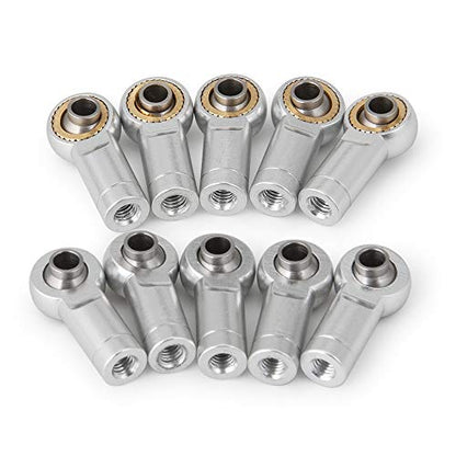 M3 Metal Tie Rod End Ball Joint Link Ball Head Holder, M3 Silver | For 1/10 Axial SCX10 90046 90047 TRX4, RC Crawler Car, Parts - color: M3 Silver