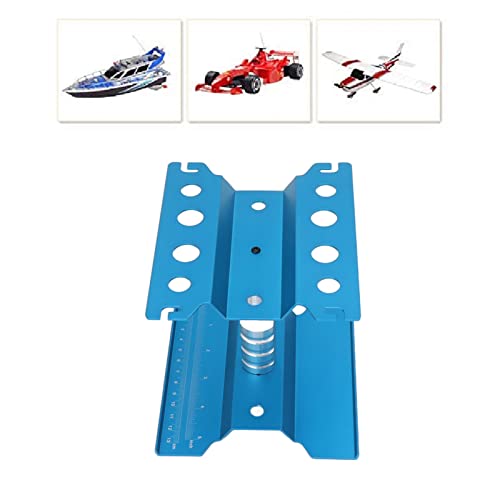 AYNEFY Rc Car Work Stand,Aluminum 360 Degree Rotation RC Car Maintenance Workstation Repair Table RC Car Display Bracket for Off Road Vehicle Shipping Drafting Tables (Blue) - color: Blue