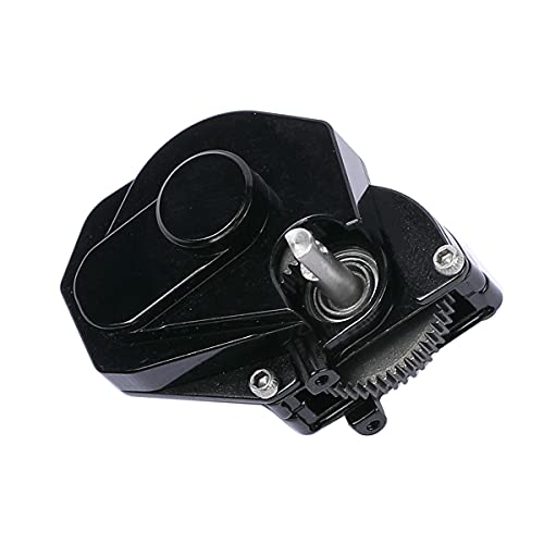 Aluminum Alloy Transmission Case Gearbox Complete for 1/24 Axial SCX24 RC Crawler Upgrades (Black) - color: Black