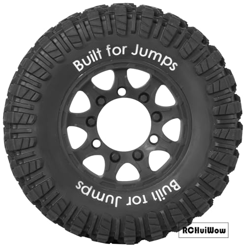 12mm/14mm/17mm Hex RC Tires for 1/10 RC Scale Truck Slash 2WD 4×4 Senton Axia1 L0S1 Red cat Rc 4wd,1/10 Short Course Truck Tires w/Foam Inserts,4PCS,Black - color: Black(4pcs)