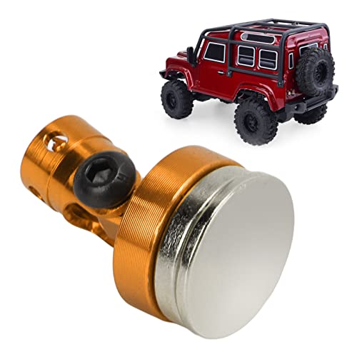 RC 1/8 1/10 Magnetic Body Post, Remote Control Car Shell Column, Lightweight Aluminum Alloy Body Post Bracket for SCX10 (Orange) - color: Orange