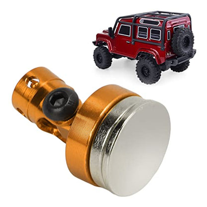 RC 1/8 1/10 Magnetic Body Post, Remote Control Car Shell Column, Lightweight Aluminum Alloy Body Post Bracket for SCX10 (Orange) - color: Orange