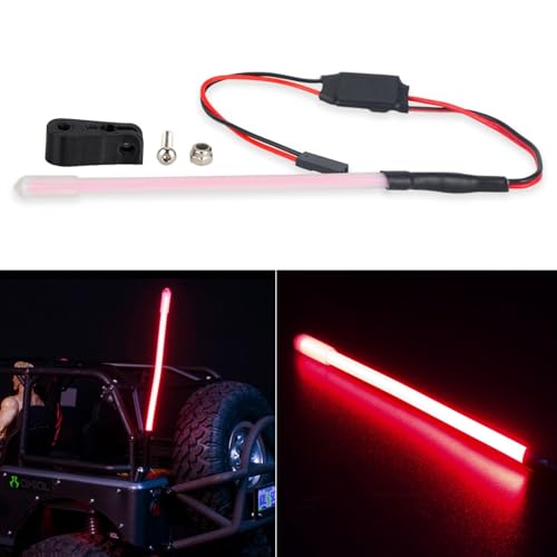 1/10 RC LED Light Bar Roof Strip Tube Lamp Tail Light Kit Bumper Light Compatible with Traxxas RC Car Truck Crawler Tamiya Losi HPI Rustler Axial Upgrade Parts