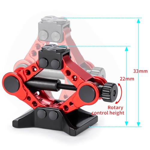 RC Jack Stands Adjustable Mini Scale Height Jack Stands | Compatible with 1/18 1/24 TRX4M Axial SCX24, Upgrades, RC Crawler Car