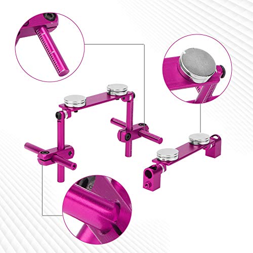 Tbest RC Car Body Mount Kit, Aluminum Magnetic Invisible Body Shell Mount Kit for HSP 1/10 RC Racing Car()