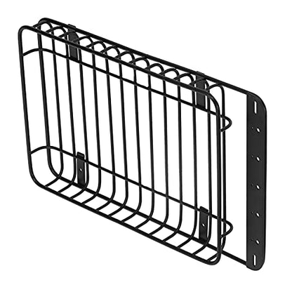 Roof Rack, Lightweight Metal Luggage Carrier for RC Truck Accessories, 1/10 Scale Off-Road Vehicle Parts for Hobbyists, Crawlers, and Trail Enthusiasts