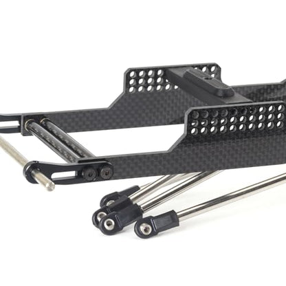 1/10 LCG Chassis Performance RC Crawler Carbon Chassis Frame for Axial AR44 SCX10 II Capra Vanquish F10 Axle (Link Set) - size: Link Set