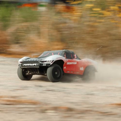 ARRMA RC Truck 1/10 SENTON 4X4 223S BLX BRUSHLESS Short Course Truck RTR (Battery and Charger Not Included) with DSC, RED, ARA4303V4T2 - color: Red
