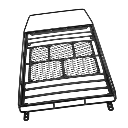 Car Roof Luggage Rack Storage Shelf for Crawler Luggage Bracket for Car Roof Fit for Simulation Climbing Vehicle Lightweight and Easy to Install - size: 22.8X14.1cm
