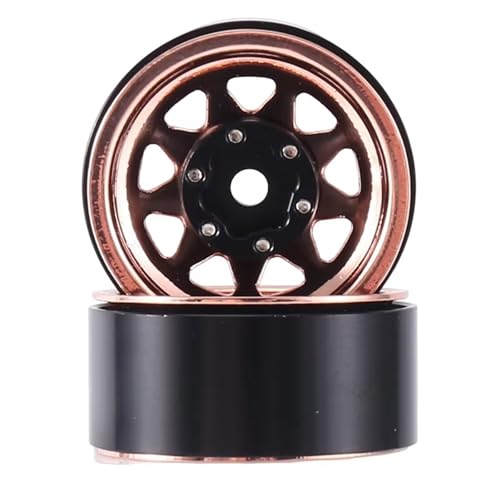RC Models Parts For Axial For SCX24 For AX24 For TRX4M For FCX24 1 IN Beadlock Wheel Rim Deep Dish Negative Offset 3.78Mm Hub For 1/18 1/24 RC Crawler Car
