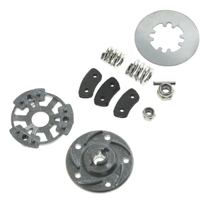 RC Car Parts Compatible with TRAXXAS for Slash 4X4 for Rustler Upgrade Parts Metal Slipper Clutch Rebuild Kit Slipper Pressure Plate & Hub 5552X 5556