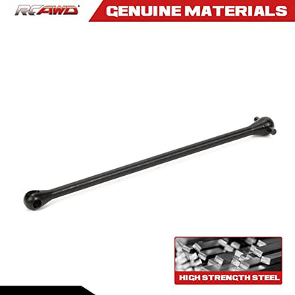 RCAWD CVD Driveshaft for Arrma Outcast 8S, Dogbone 136mm #45 Steel ARA310973 Fit for Arrma Outcast 8S BLX RTR EXB Roller Upgrade Parts (Black)