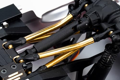 10PCS Brass High Clearance Chassis Links and Steering Links Set for Redcat Ascent18 1/18 RC Rock Crawler Upgrades