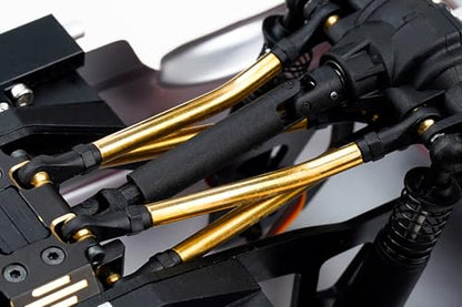 10PCS Brass High Clearance Chassis Links and Steering Links Set for Redcat Ascent18 1/18 RC Rock Crawler Upgrades
