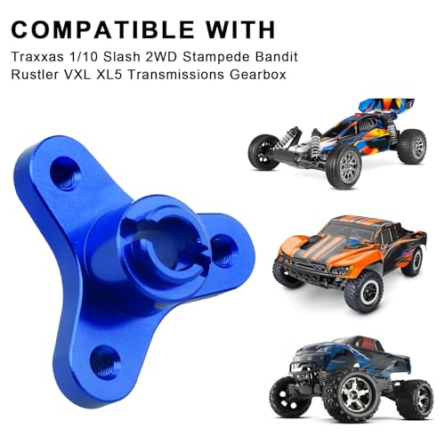 RC Slipper Clutch Eliminator for Traxxas 1/10 Slash 2WD Stampede Bandit Rustler VXL XL5 Transmissions Gearbox Case Upgrades (Navy Blue) - color: Navy Blue