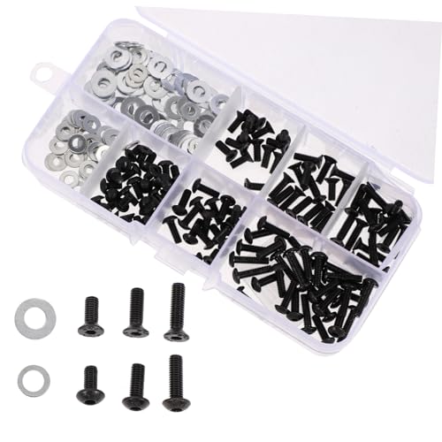 3sets Remote Screws Gaskets Repair Kit for Rc Crawlers Lightweight Fasteners Easy Installation for Models