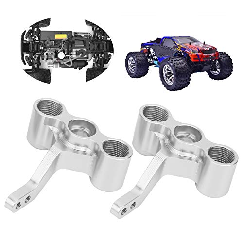 Bnineteenteam 1/10 RC Car Aluminum Alloy Front Knuckle, Front Steering Knuckle 122011(02165) Fit for HSP 1/10 RC Car 94122 94188 (Silver - color: Silver
