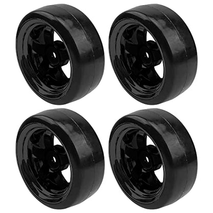 1/10 RC Hard Plastic Drift Tires & Wheel Rims 12mm Hex 10-Spoke & 1/10 RC Drift Tire Hard Plastic Tires & 12mm Hex Hub Wheel Rims