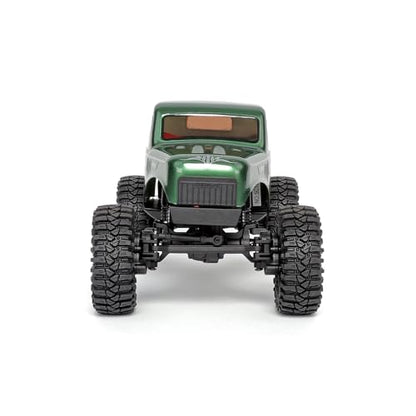 Redcat Racing Ascent 18 Brushless RC Rock Crawler – 4WD 1/18 RC Crawler with Portal Axles, High Steer Geometry, Waterproof ESC, LiPo Battery, RTR Hobby Grade RC Truck 4x4 - Green - color: Green