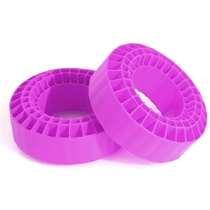 1.9 RC Silicone Rubber Insert Foam Soft Waterproof 108x42mm Fit 118-122mm 1/10 Crawler Wheels Tires for 1:10 Crawler Car Traxxas TRX4 Axial SCX10 Capra RXB10 RC4WD Gen8 4PCS (Purple) | Fit 118-122mm 1/10 Crawler Wheels Tires - color: Purple
