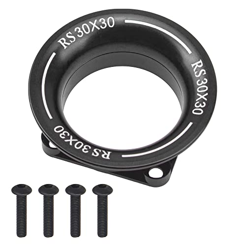 Metal Motor ESC Cooling Fan Cover Air Inlet Channel 3010 for 30mm×30mm 540 550 Motor Fan Compatible with 1/8 1/10 1/12 RC Car Truck (Black) - color: Black