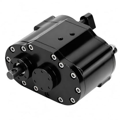 RC Transmission Gearbox, Alloy 2 Speeds Transfer Gearbox Replacement for SCX10 D90 1/10 Scale RC Crawler