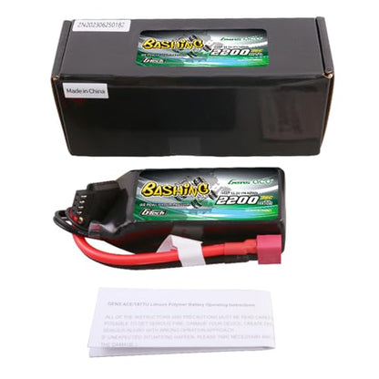 Gens ace G-Tech Bashing 2200mAh 11.1V 35C 3S Lipo Battery with T Plug